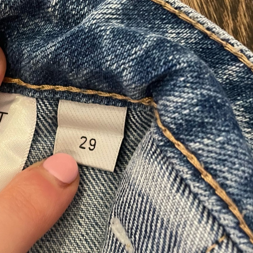 VERVET BY FLYING MONKEY Blue Flare Wide Leg Jeans - Picture 4 of 4